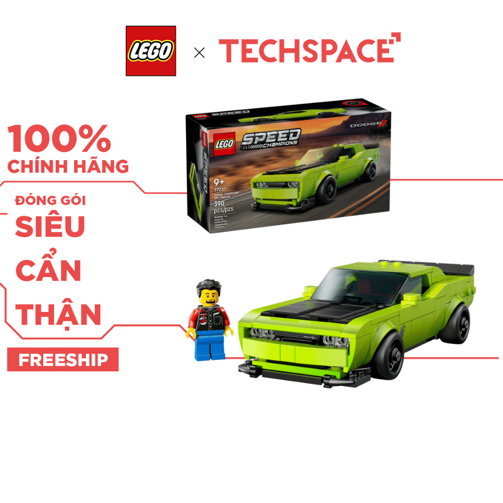 Bộ Mô Hình LEGO SPEED CHAMPIONS Dodge Challenger SRT Hellcat #77237