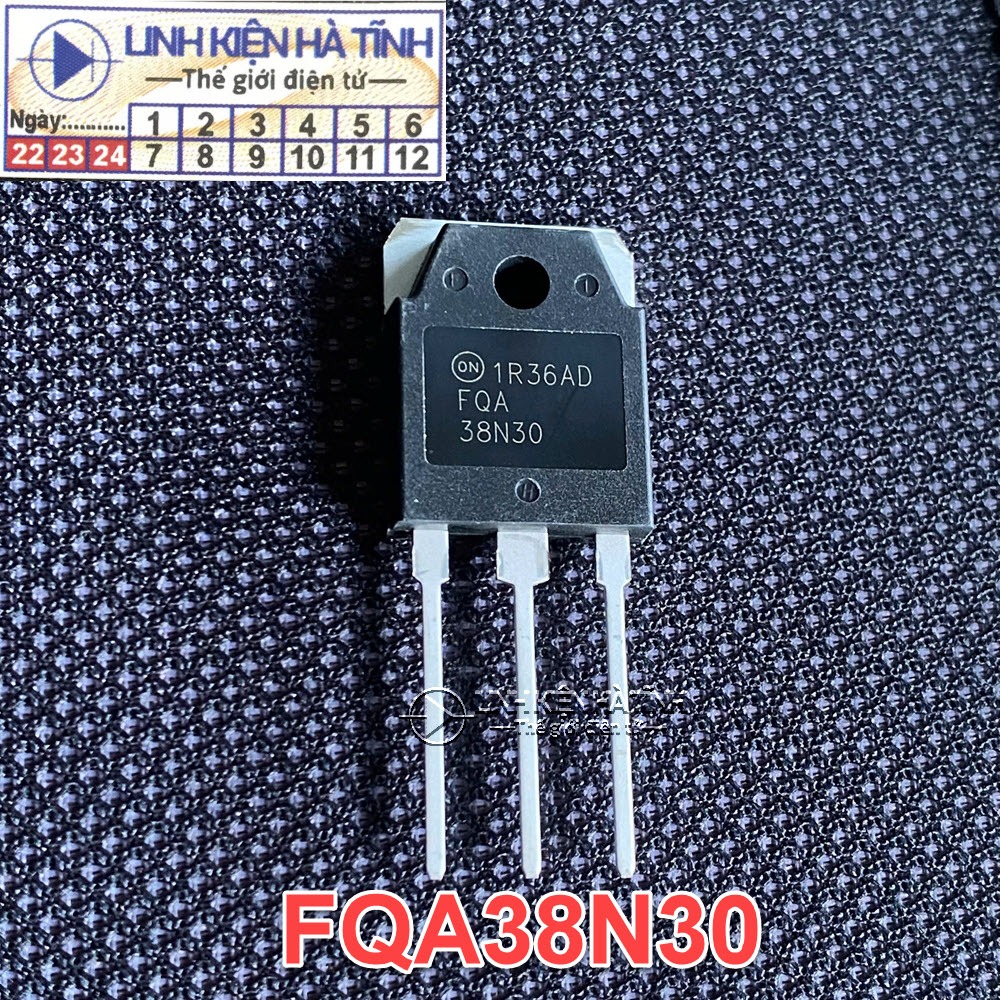 2 con  Mosfet FQA38N30 38N30 Kênh-N 38A 300V TO-3P mới -AF23