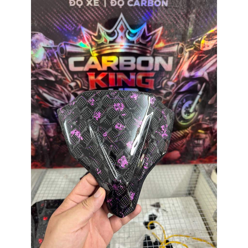 Mão ab 160(lắp được cho ab 125) ốp carbonfiber