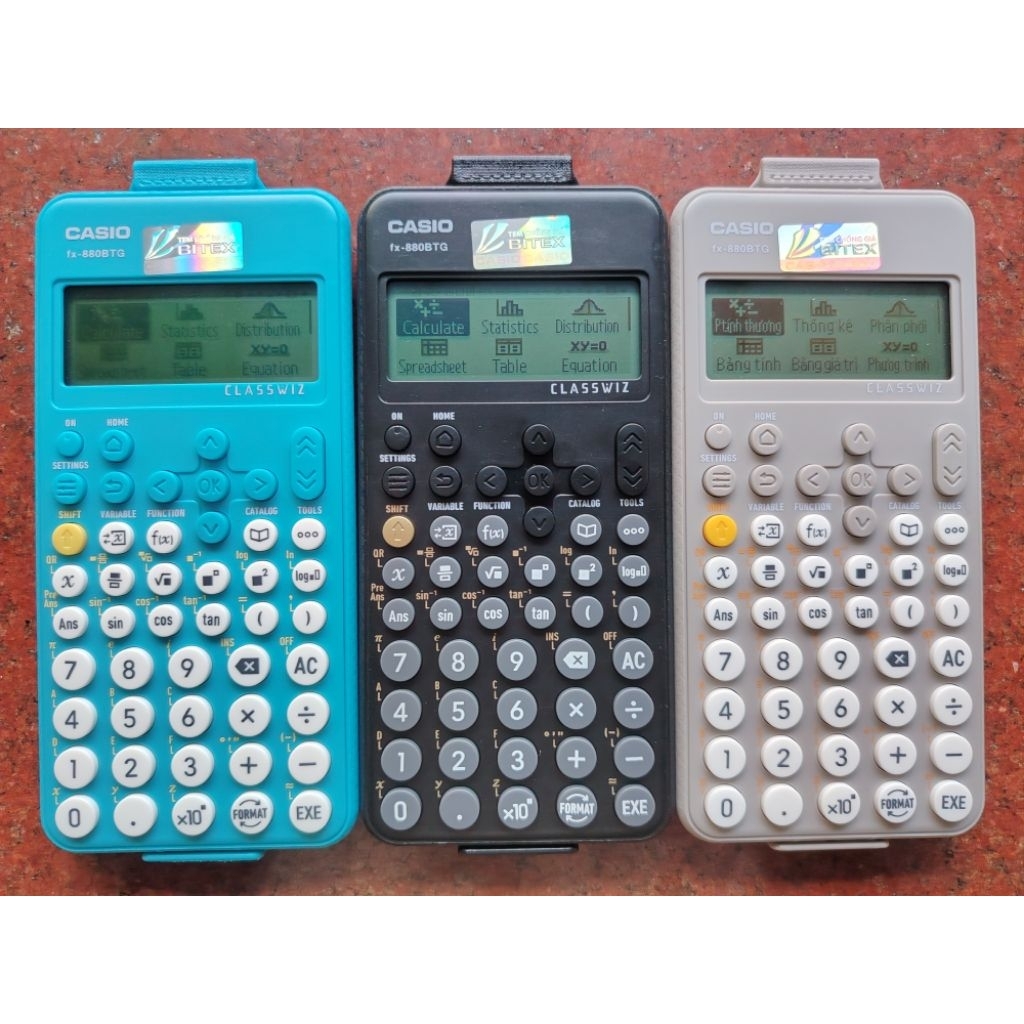 máy tính học sinh fx 570ES PLUS, fx 570MS, fx 570ES PLUS, fx 880BTG