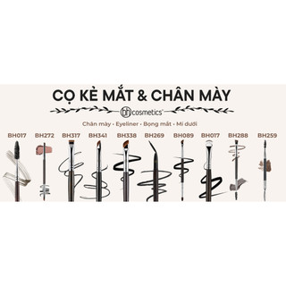 Tổng hợp các loại cọ trang điểm BH COSMETICS Cao Cấp Chuyên Nghiệp – Đầy Đủ Cọ Mặt & Mắt Chính Hãng