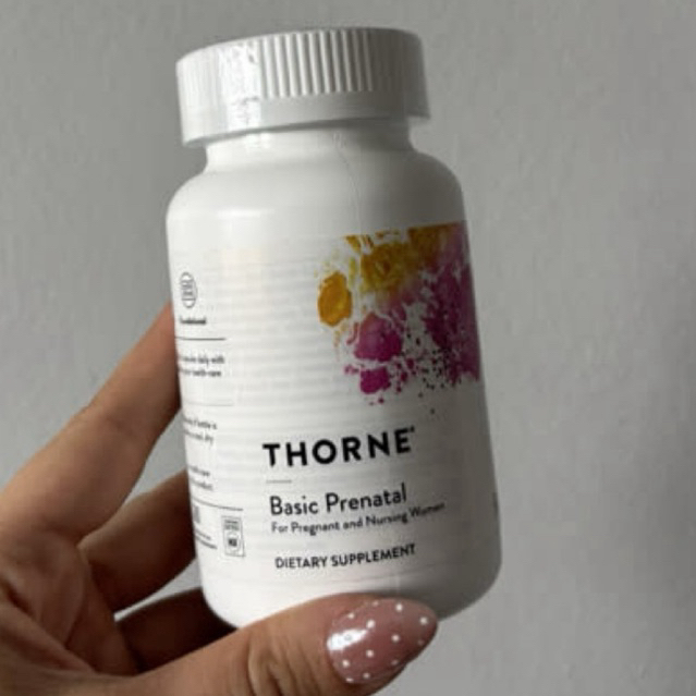 Hộp 90 Viên Thorne Research Basic Prenatal Mỹ