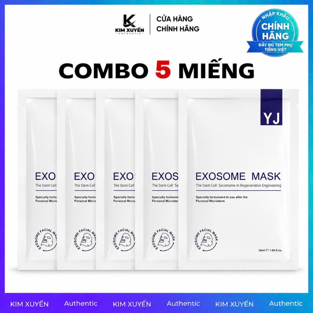 (EXOSOME) Mặt nạ tế bào gốc Exosome Mask YUEJIN ( 5M/10M )