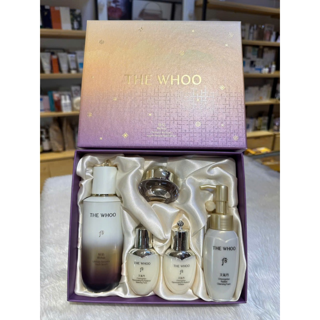 [WHOO] Set Tinh Chất Tự Sinh Chống Lão Hóa Whoo Bichup Ultimate Recovery Youth Serum Special Set