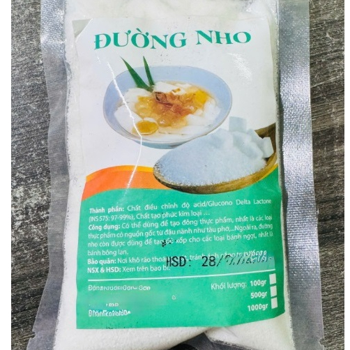 Đường Nho xuất xứ Pháp 100gr- Đường nho tào phớ