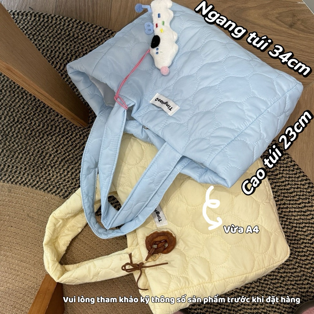 [Sẵn + Hoả tốc] 𝐓𝐡𝐞𝐡𝐞𝐫𝐦𝐢𝐭 | Túi xách tay nữ màu macaron thời trang, có lót bông, kiểu dáng trẻ trung cao cấp - N347