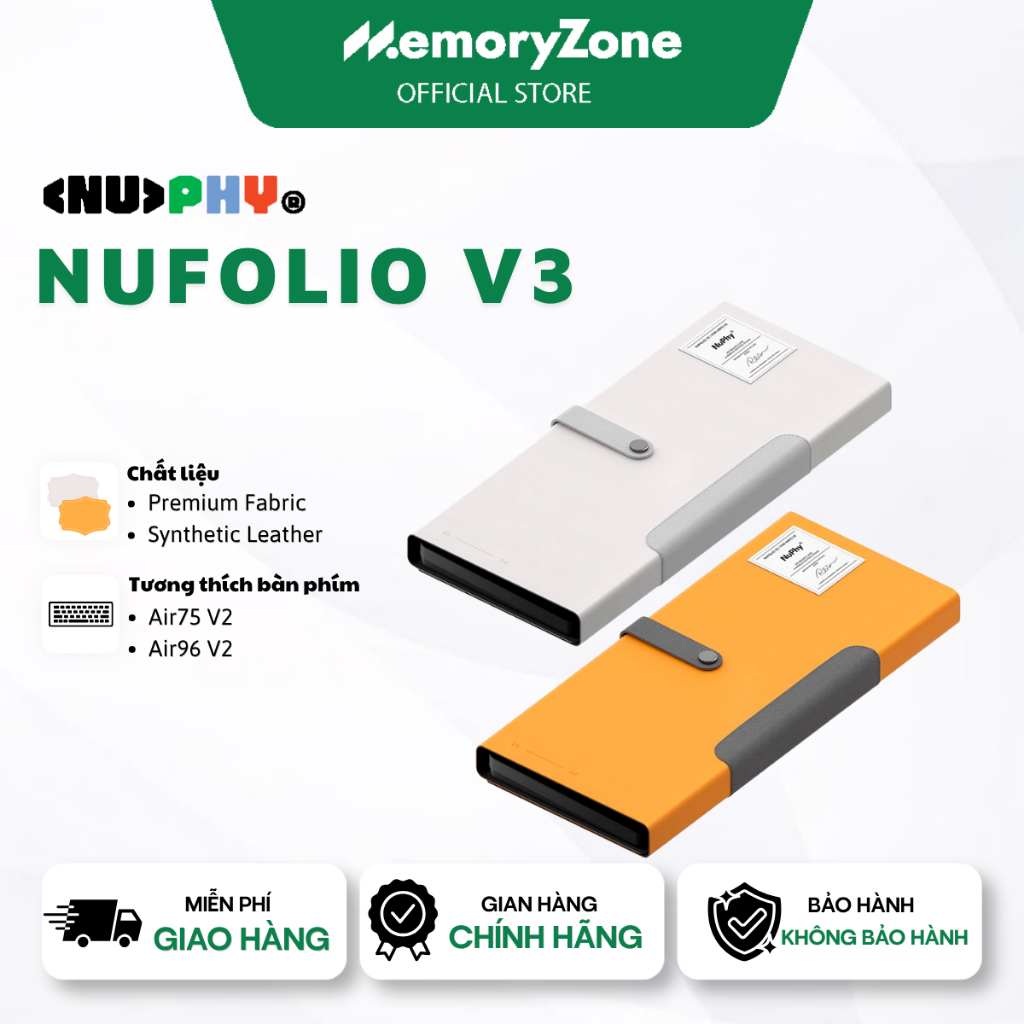 [CHÍNH HÃNG] Túi đựng bàn phím NuPhy NuFolio V3 for Air75 V2 / Air 96 V2