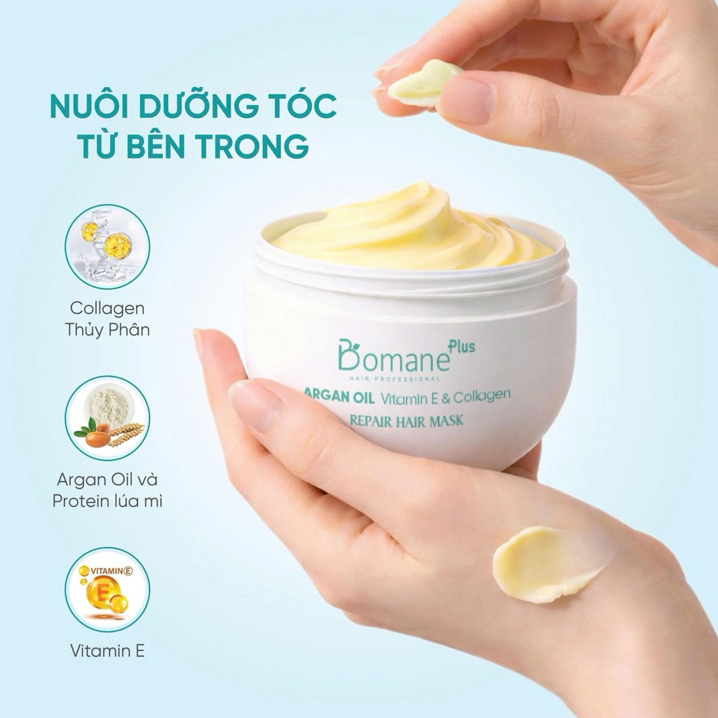 Hũ hấp tóc Bomane