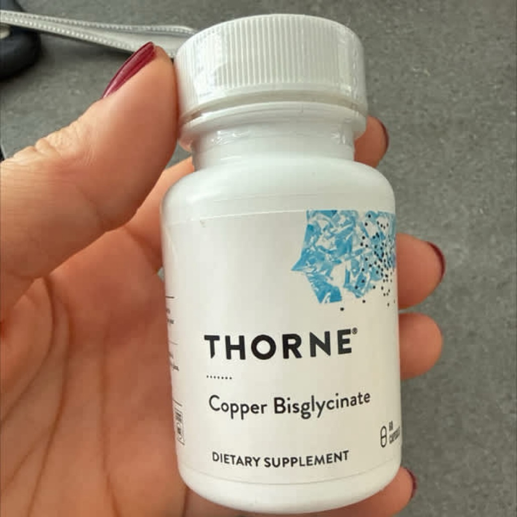 Hộp 60 Viên Thorne Copper Bisglycinate Mỹ
