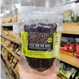 PQSG tiêu đen hạt gói 120g - Black pepper (Gói)