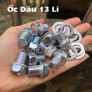 Ốc Dầu 13 Ly combo 10 Ốc + 10 Long Đen trọng đại xe máy