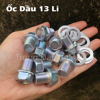 Ốc Dầu 13 Ly combo 10 Ốc + 10 Long Đen trọng đại xe máy