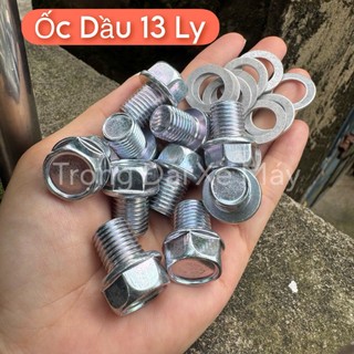 Ốc Dầu 13 Ly combo 10 Ốc + 10 Long Đen trọng đại xe máy