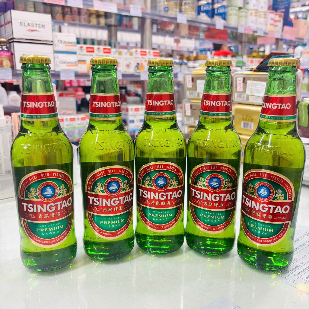 COMBO 5 chai bia TSINGTAO premiumTruyền thống 5% 330ml - Trung Quốc