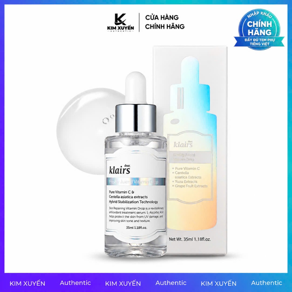 [VITAMIN C] Serum KLAIRS Freshly Juiced Vitamin Drop 35ML