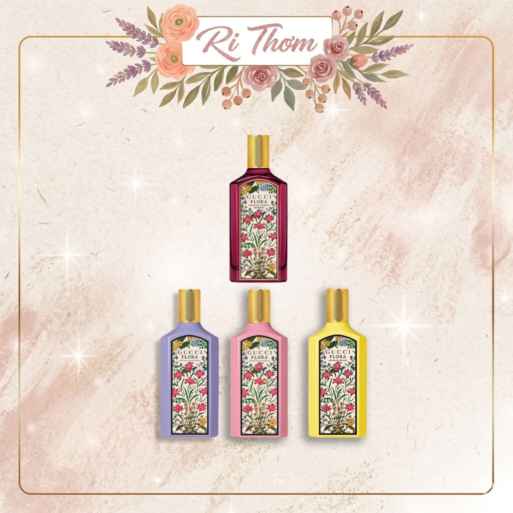 [Ri Thơm] Flora Gorgeous Gardenia - Magnolia - Orchid - Gardenia Intense