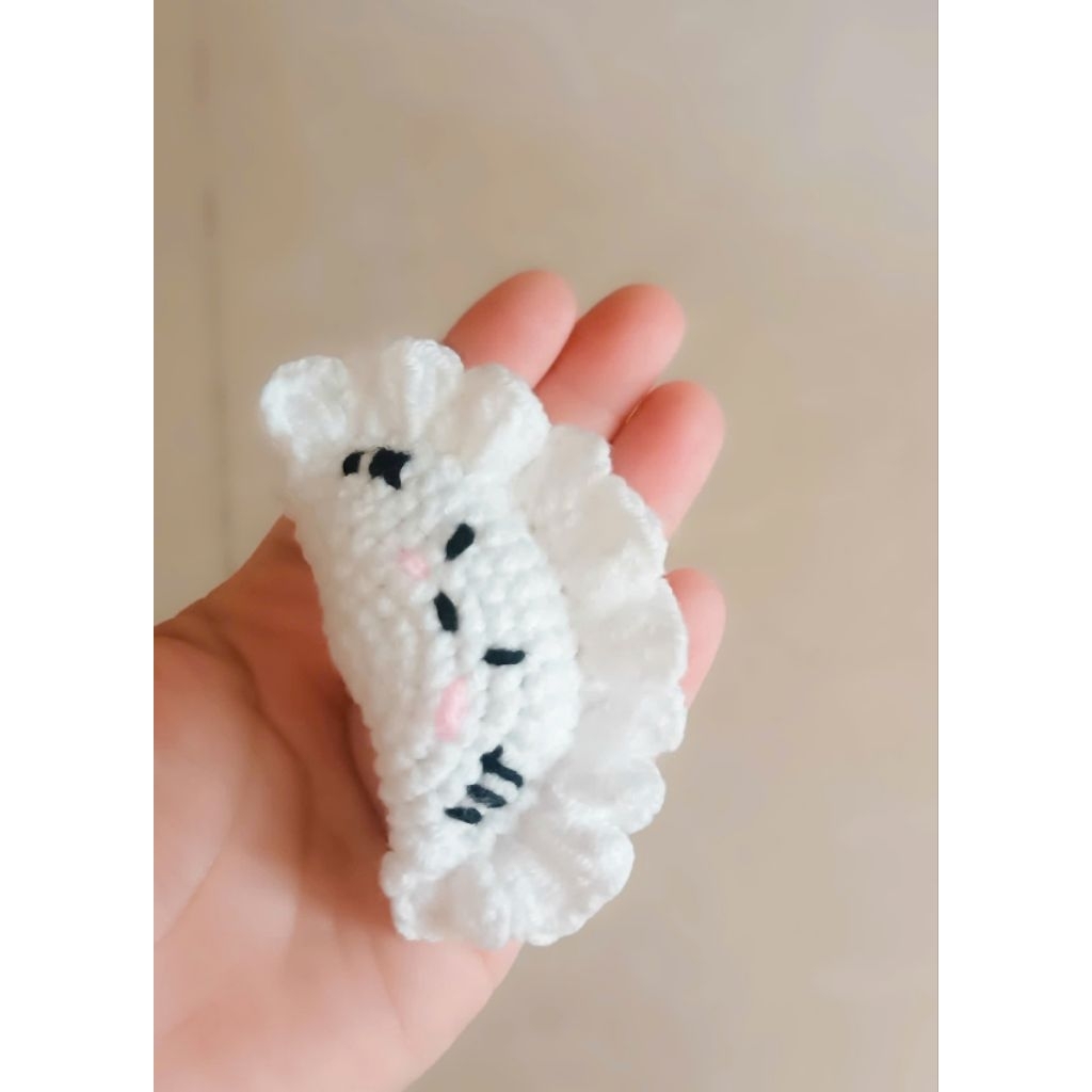 Móc khoá len mini hình con sứa