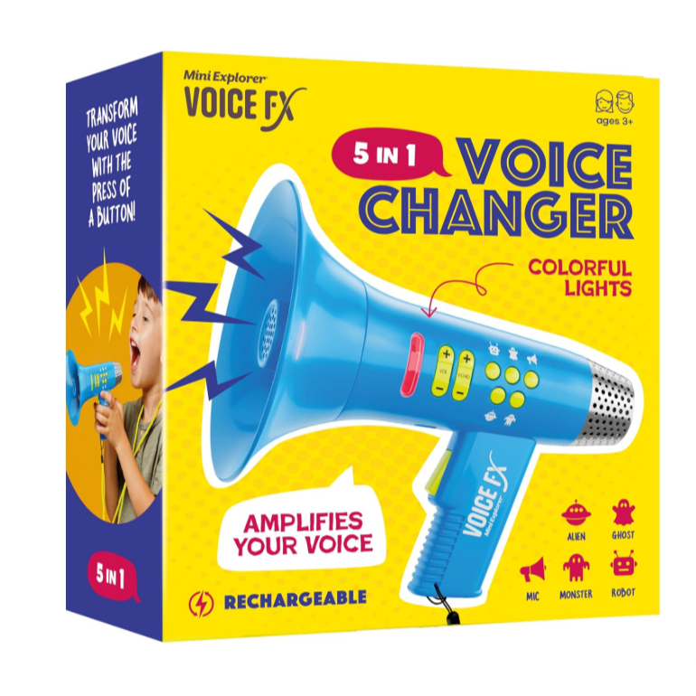 [HBTOYS] Máy Biến Đổi Giọng Nói Mini Explorer Cho Bé - Voice Changer Đồ Chơi Tương Tác Vui Nhộn