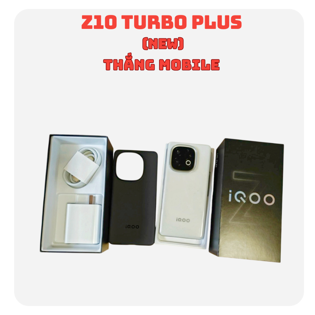 Điện thoại Vivo iQOO Z10 Turbo Plus NEW (Dimensity 9400 Plus - Pin 8000mAh)