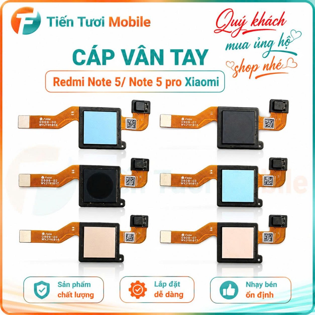 Cáp Vân Tay Xiaomi Redmi Note 5 / Redmi Note 5 Pro