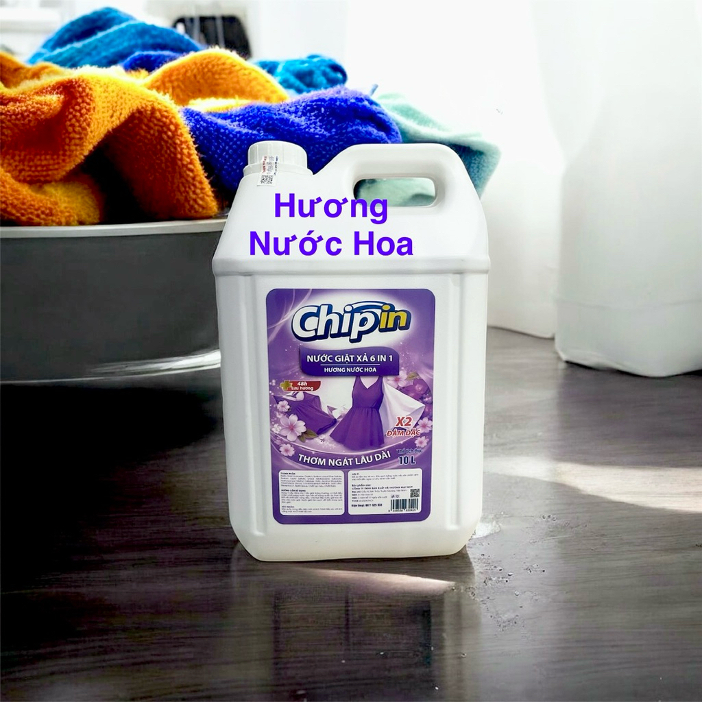 Nước Giặt xả Chipin 10kg