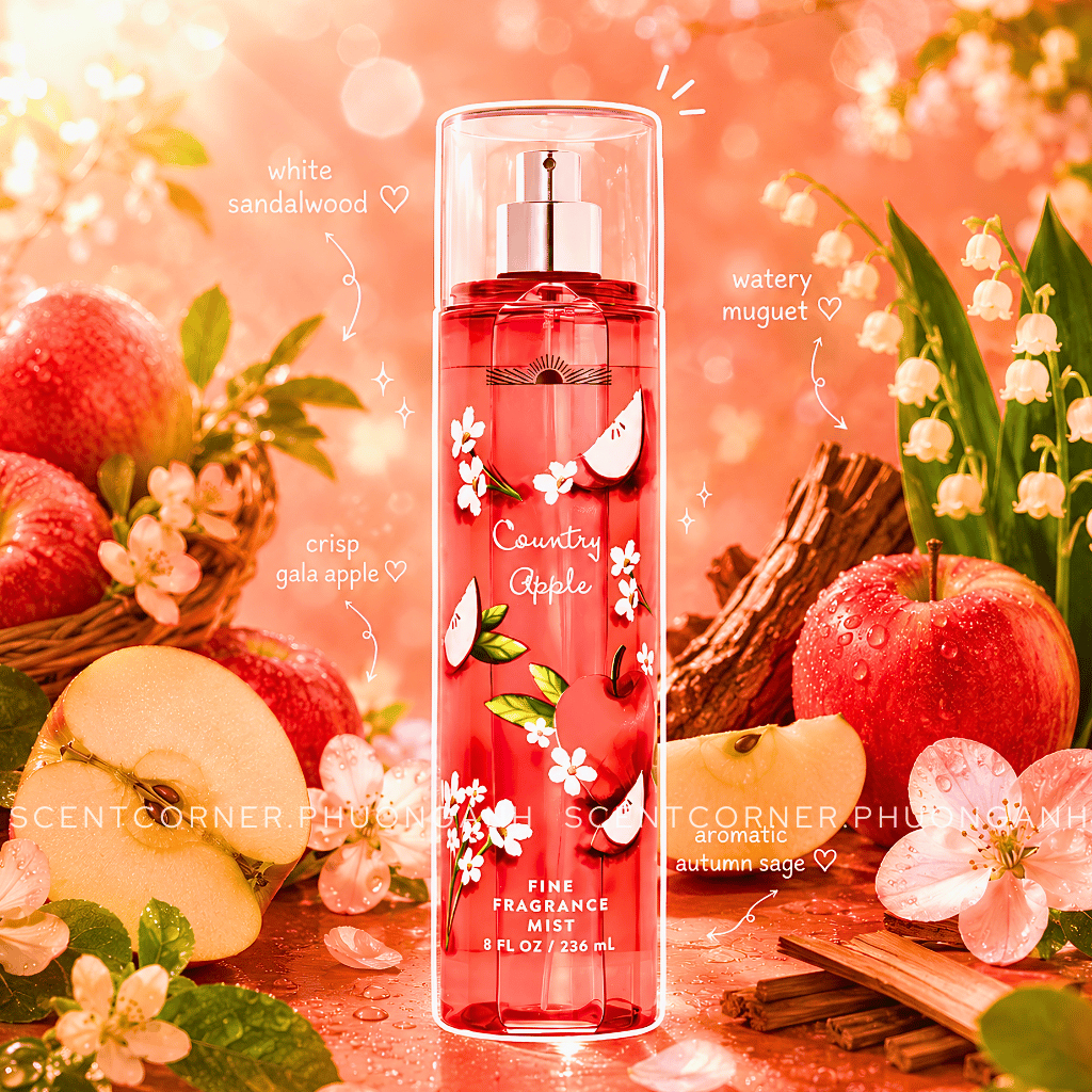 [ Mini để thử mùi ] Country Apple - Xịt thơm Body Mist