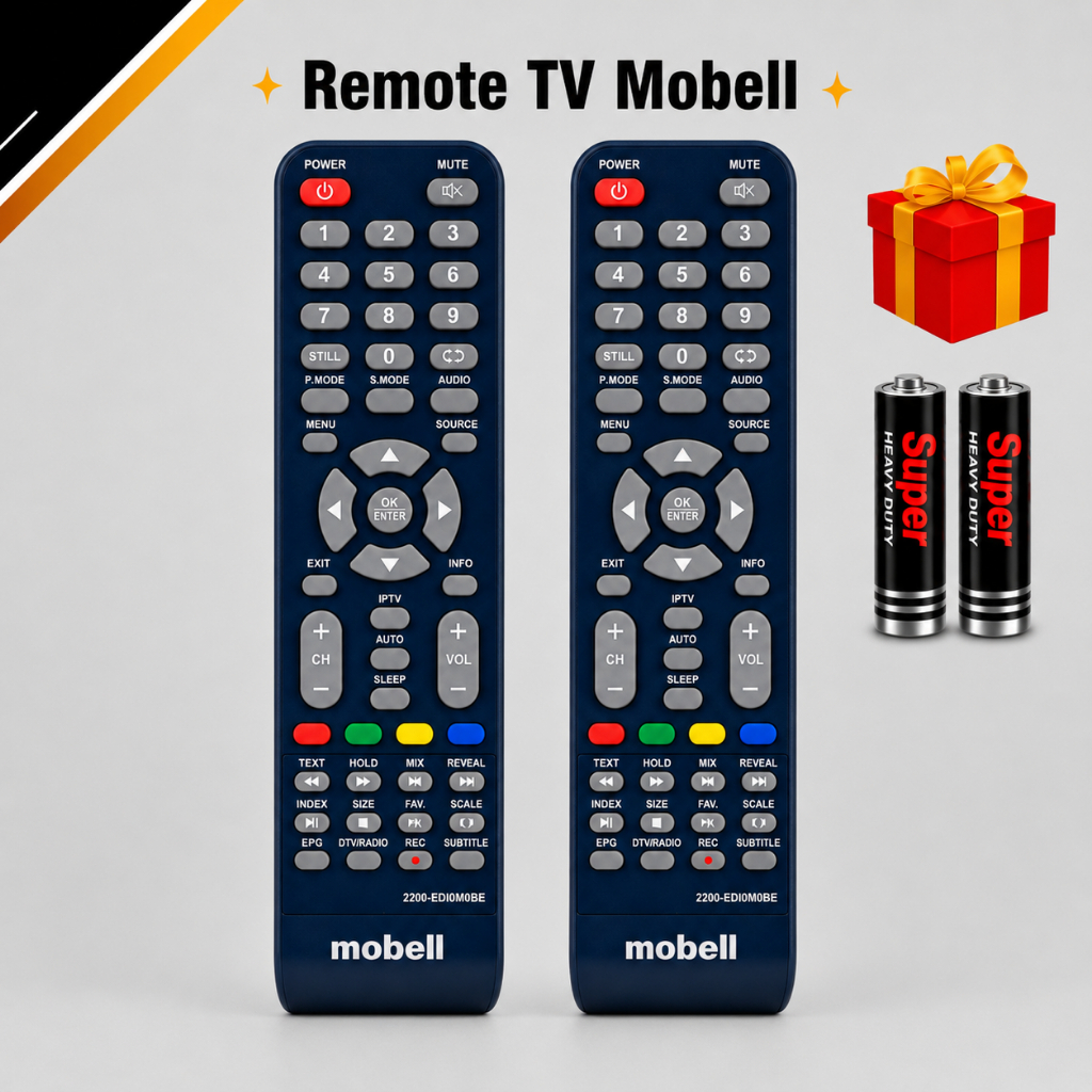 Remote điều khiển tivi Mobell Mã 02, điều khiển TV Mobell LCD-LED