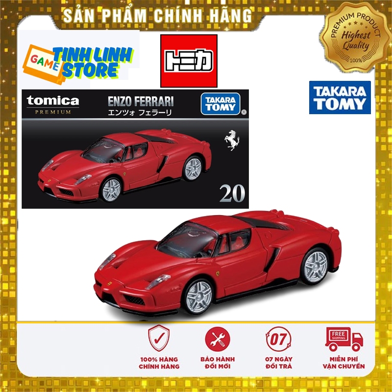 Mô Hình Siêu Xe Ferrari Enzo Tỷ Lệ Chuẩn Takara Tomy Tomica Premium Số 20 Chính Hãng