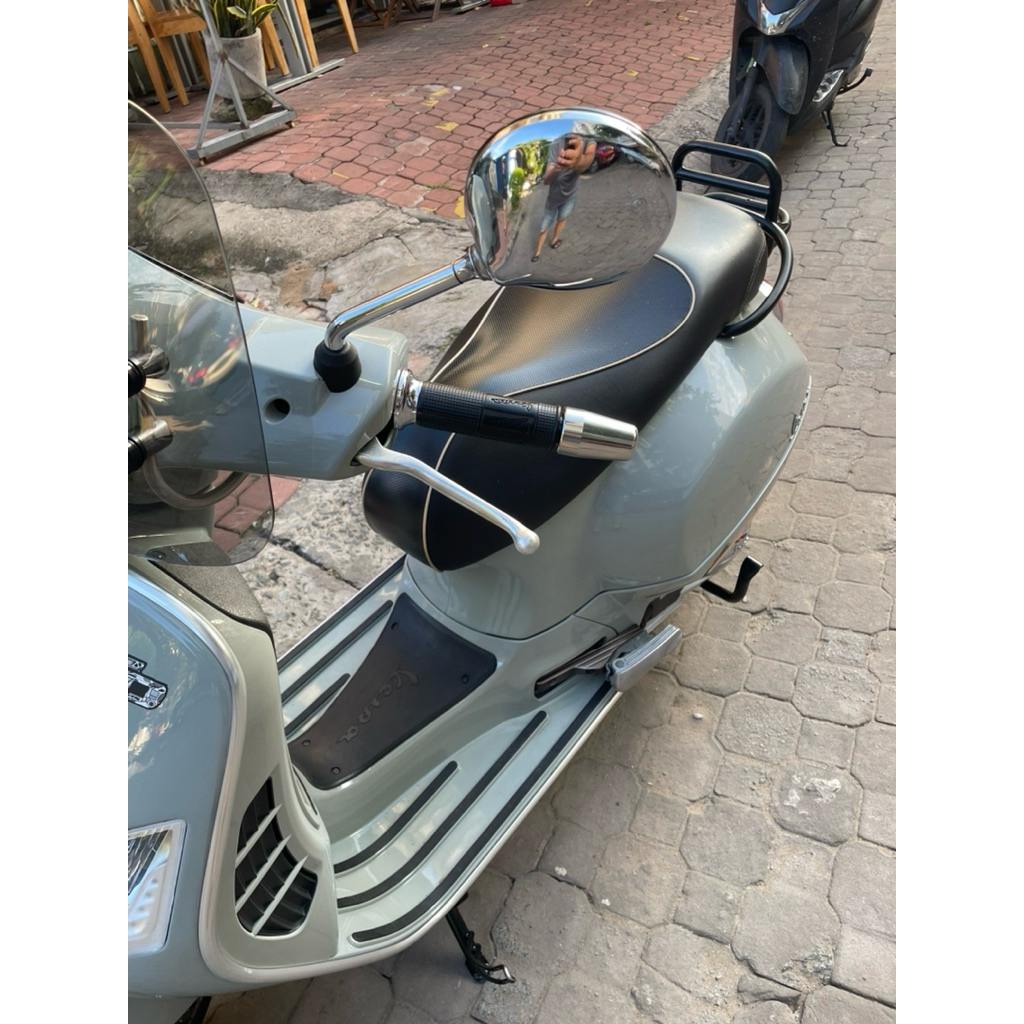 Gù inox304 Vespa Piaggio, Gù chống rung tay lái, Gù inox 304 CNC chuyên dùng cho VESPA GTS, GTV, SPR