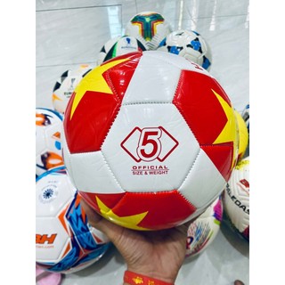 Bóng đá đúc da Pu đá êm chân Size 5 ,bóng đạt chuẩn thi đấu ( tặng kim bơm + túi lưới )