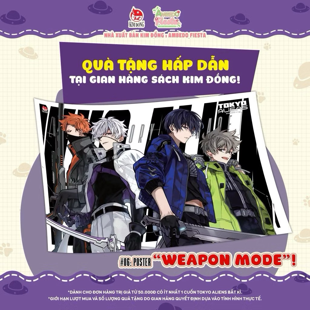 (Free Ống) - Poster Tokyo Aliens Fes Embedo