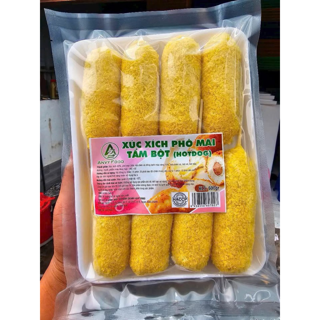 HOTDOG XÚC XÍCH PHÔ MAI (Giao Đà Nẵng)