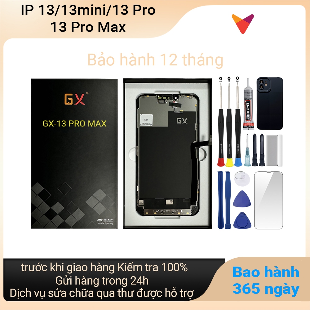 Màn hình GX-OLED chính hãng tương thích IP 13/13 mini/13 Pro/13 Pro Max Bảo hành 12T