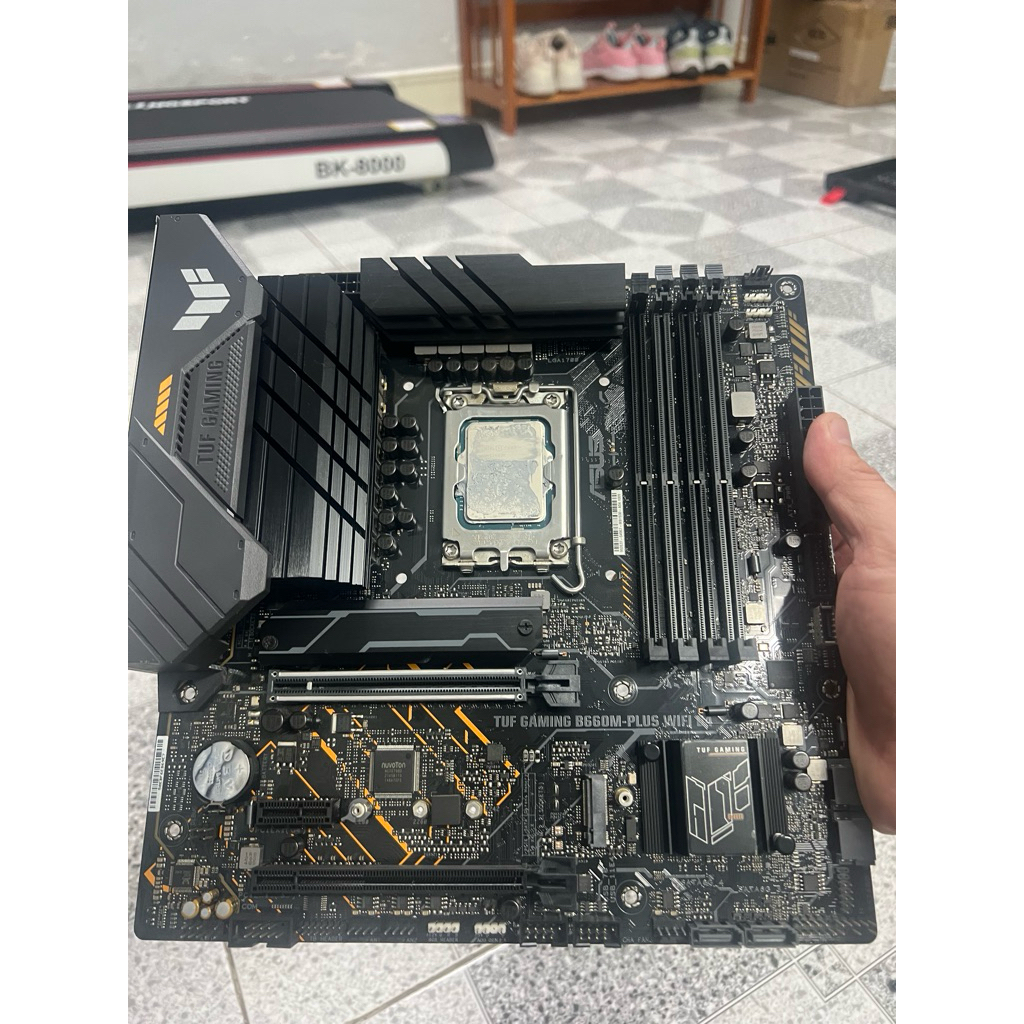 Combo Main B660m Tuf wifi + i5 12400F