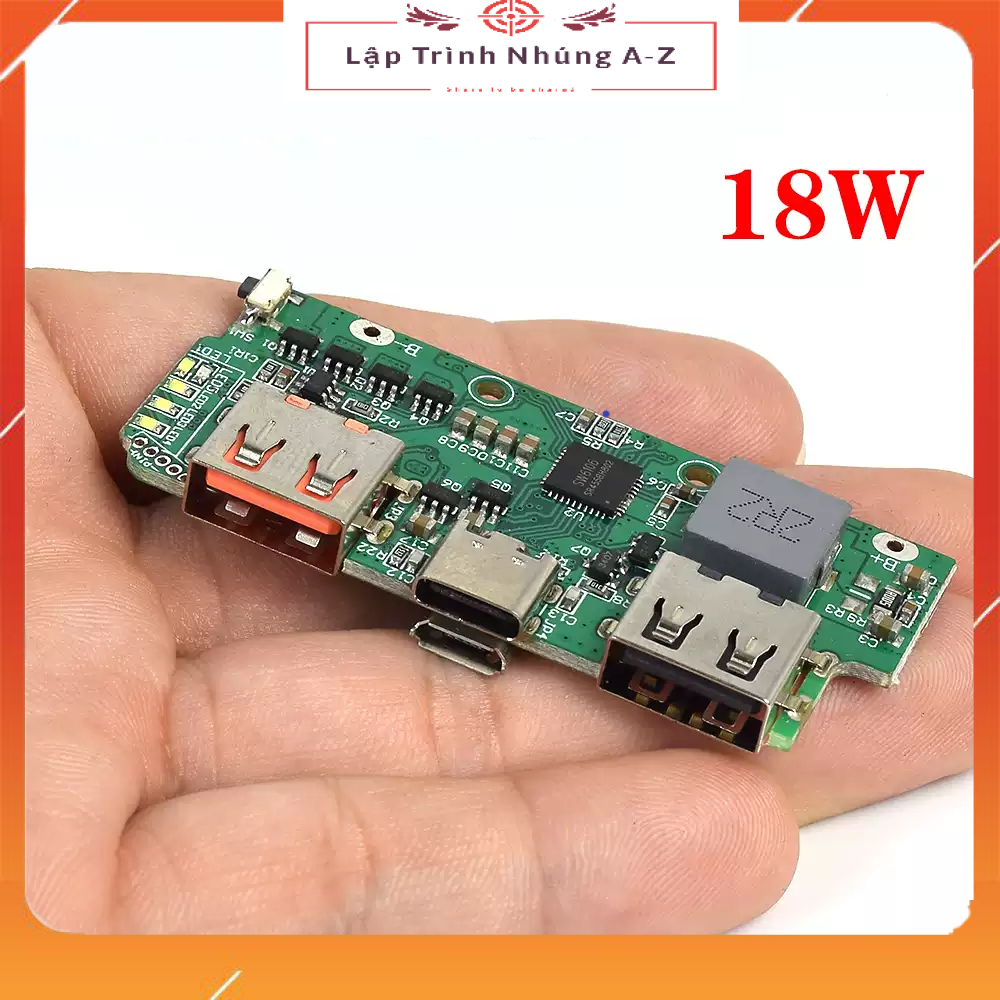 [Lập Trình Nhúng A-Z][G195] Mạch Sạc Nhanh 2 Chiều QC3.0 PD3.0 SW6106 18W