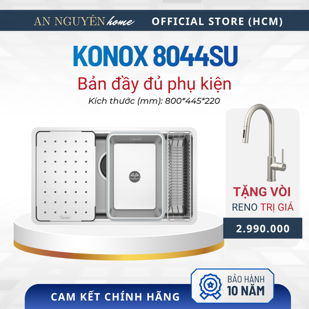 Chậu Konox Dekor 8044SU