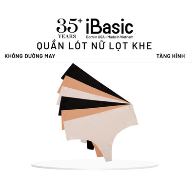 Combo 6 Quần lót nữ su lạnh iBasic không đường may bonding phom lọt khe PANW202