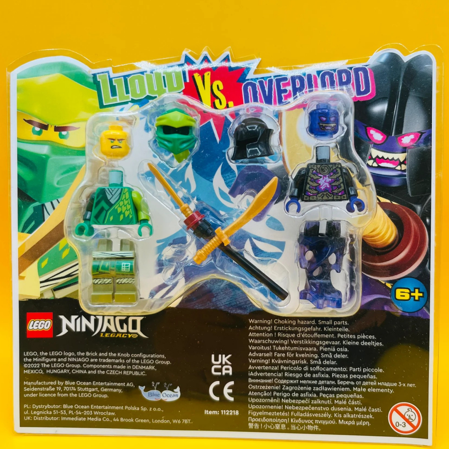 112218 LEGO NINJAGO Legacy The Final Battle Lloyd vs. Overlord blister pack - Vĩ 2 nhân vật Đồ chơi 