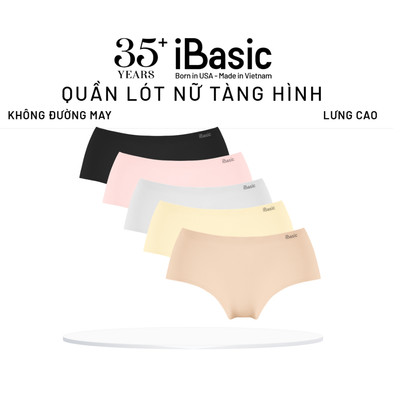 Combo 5 quần lót nữ su lưng cao không đường may không lộ viền iBasic V189