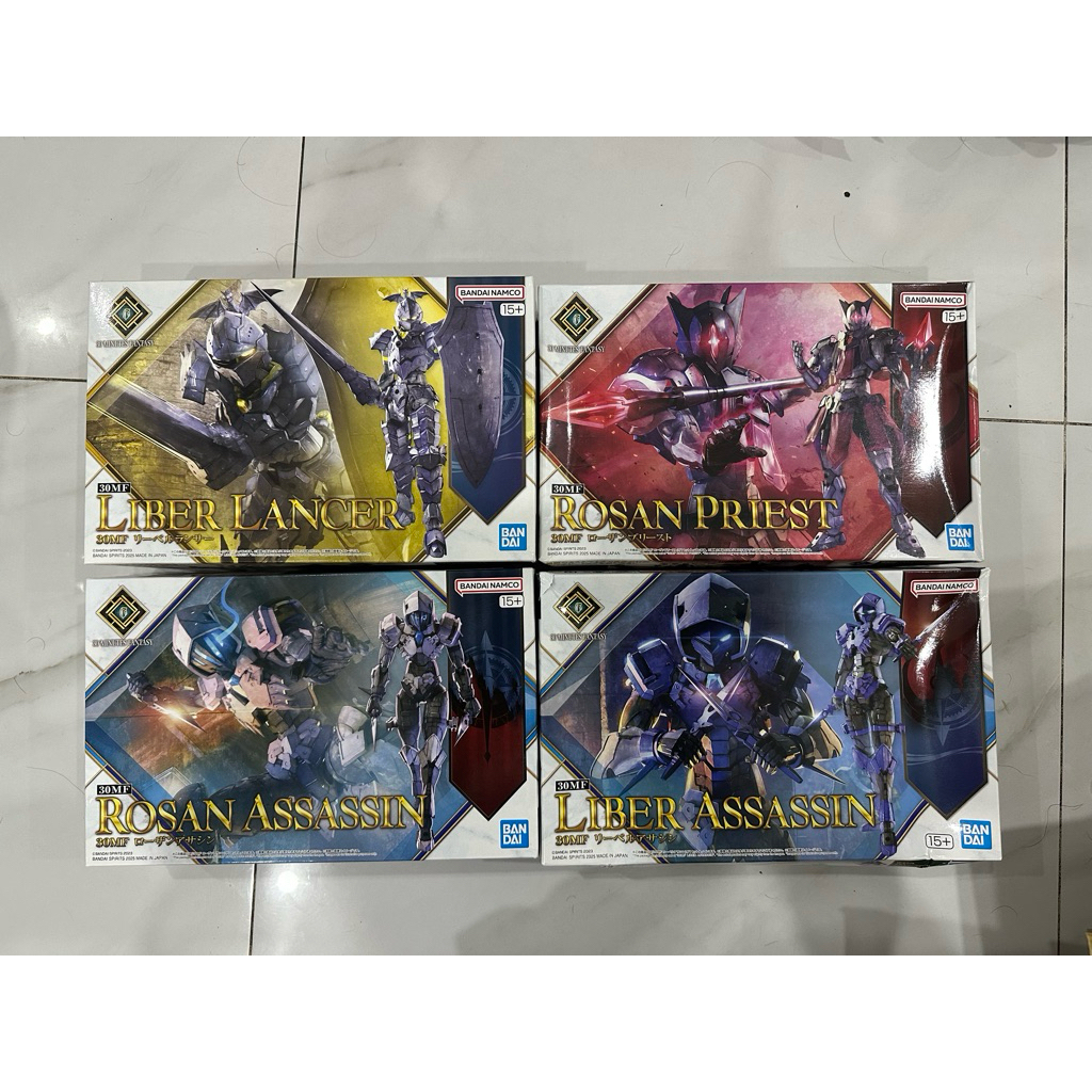 [ BANDAI ] Mô Hình 30 Minutes Fantasy 30MF Liber Lancer / Assassin Rosan Priest / Assassin