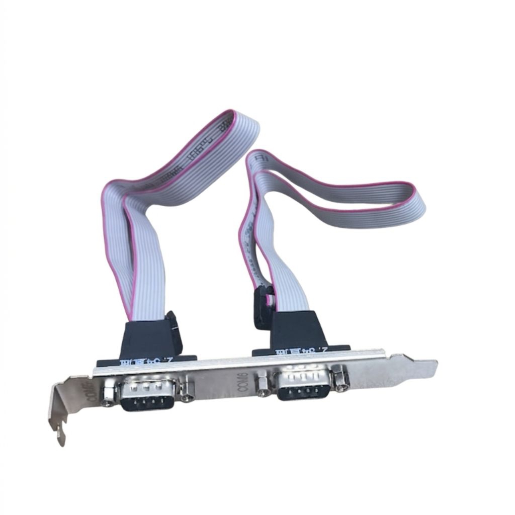 Cáp nối RS232 2 cổng - Cáp kết nối cổng COM 9 pin từ mainboard sang RS232