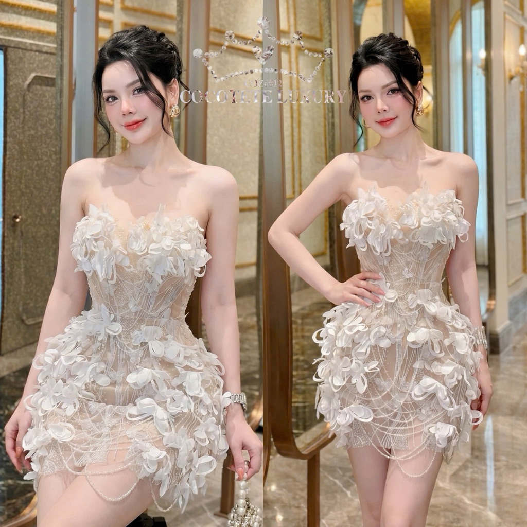 COCOTETE LUXURY ✨ ĐẦM BE NGẮN ĐÍNH KẾT CAO CẤP ✨ HÀNG CHUẨN KHÔNG NHÁI