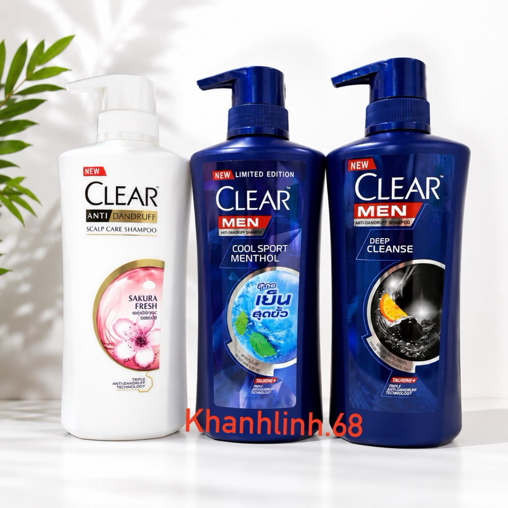 DẦU GỘI CLEAR THÁI LAN 390g