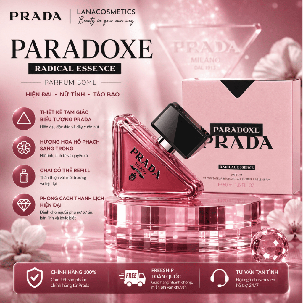 Nước hoa nữ Prada Paradoxe - Radical Essence