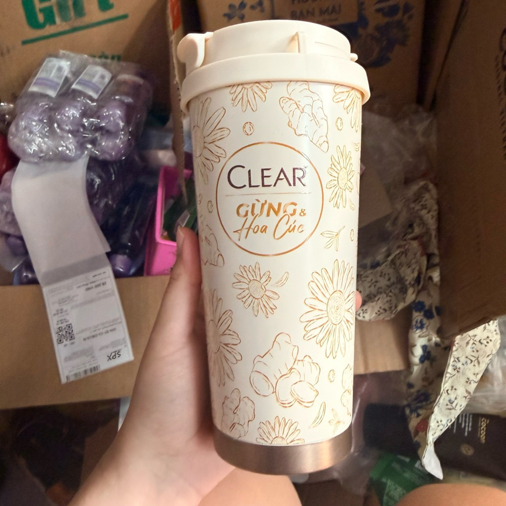 Ly nước giữ nhiệt clear 550ml