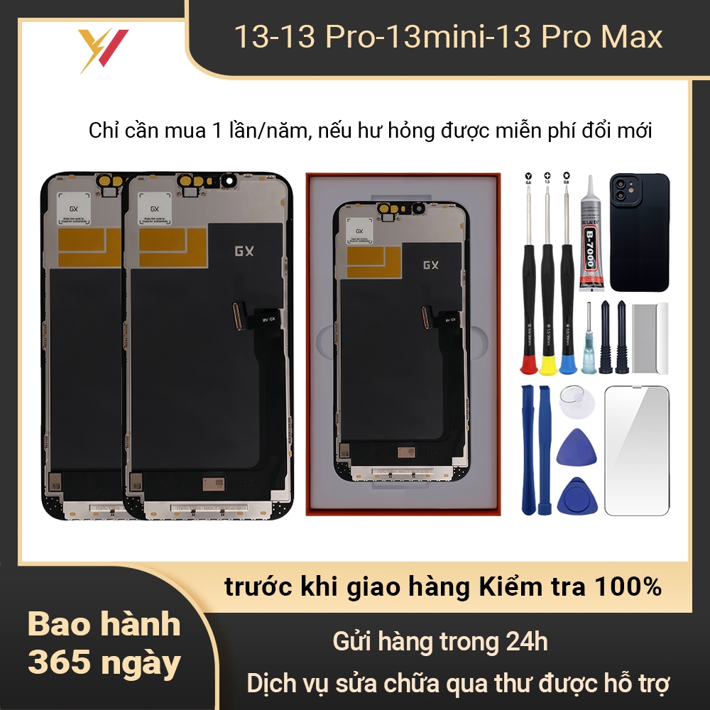Màn hình GX-HD+ chính hãng tương thích IP 13/13 mini/13 Pro/13 Pro Max Bảo hành 12T