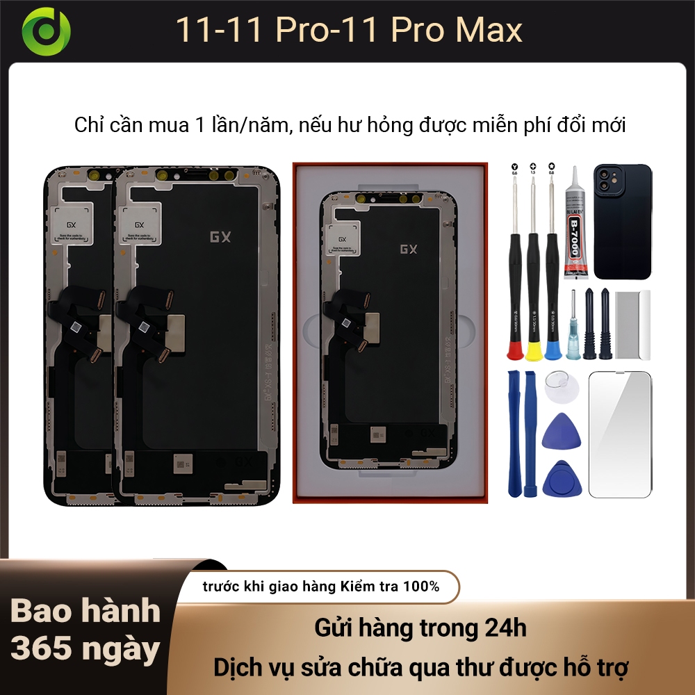 Màn hình GX-HD+ chính hãng tương thích IP 11/11 Pro/11 Pro Max Bảo hành 12T