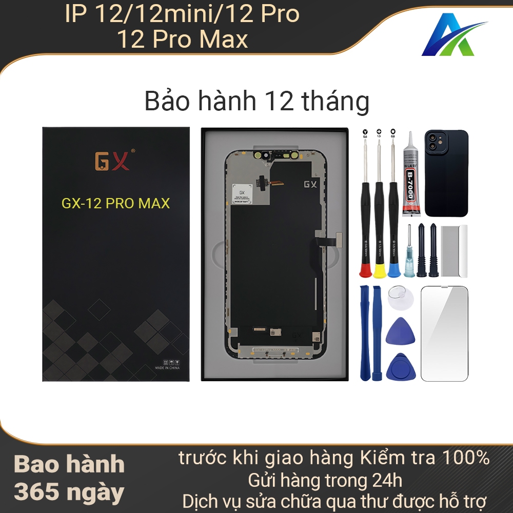 Màn hình GX-OLED chính hãng tương thích IP 12/12 Pro/12 mini/12 Pro Max Bảo hành 12T