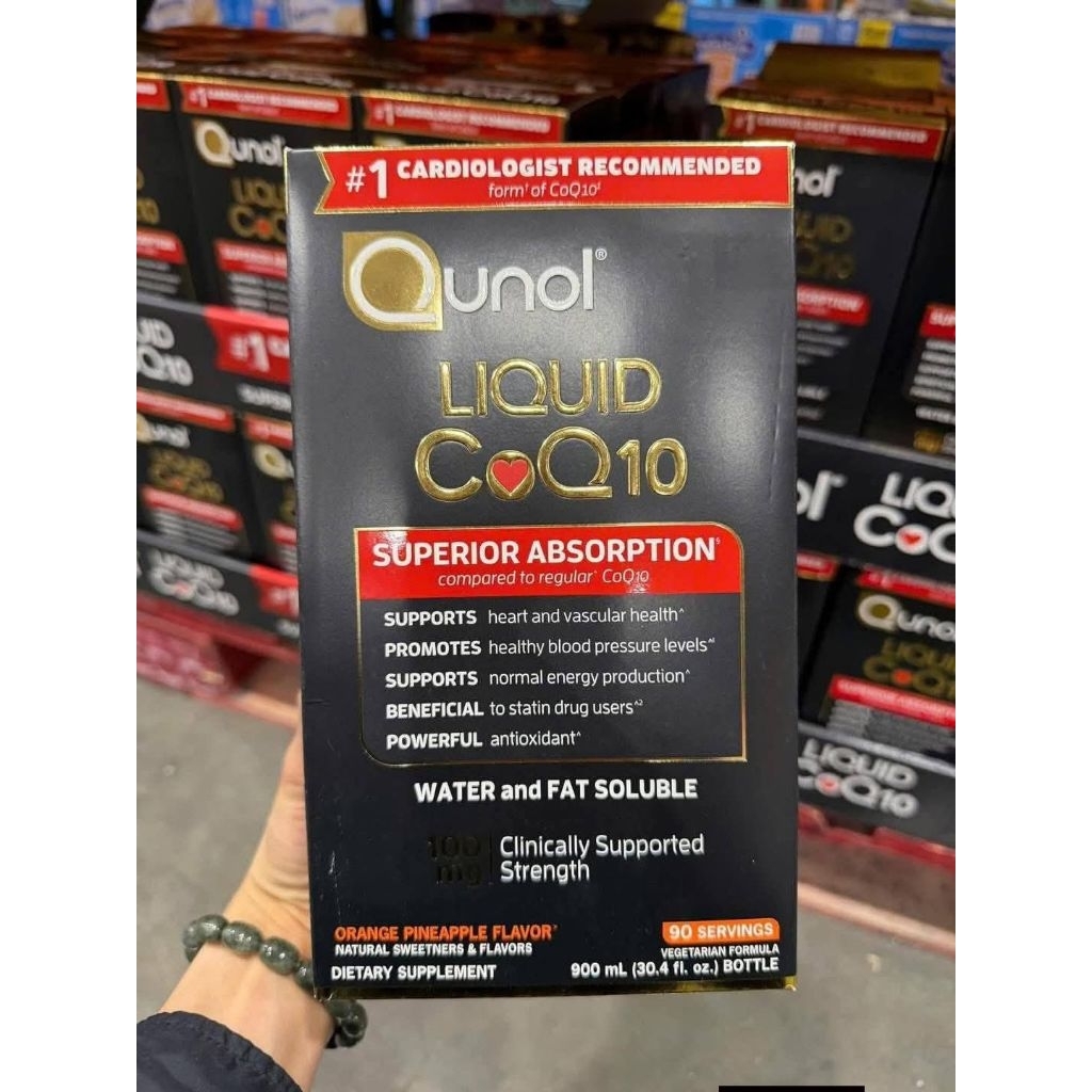 CoQ10 nước tốt cho tim mạch Qunol Liquid CoQ10 100mg