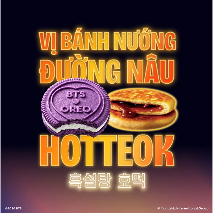 [Q.3] OREO BABYMONSTER Bánh Quy Đỏ Kem Vị Marshmallow 110.4g Bánh quy oreo phiên bản Babymonster Bán